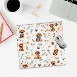 Whimsy Poodle Pizzazz Mousepad<br><div class="desc">Elevate your office space with the playful elegance of our Poodle Pizzazz Office Supplies Collection. With its delightful designs and practical functionality,  it's sure to make every workday a little brighter.</div>