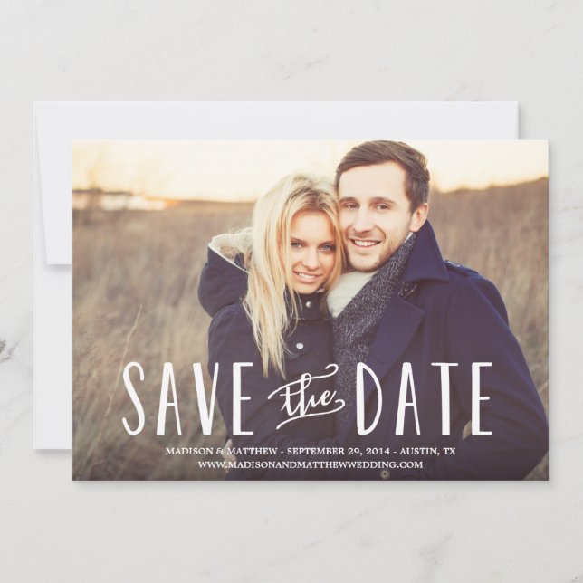 Whimsy | Save the Date Announcement (Front)