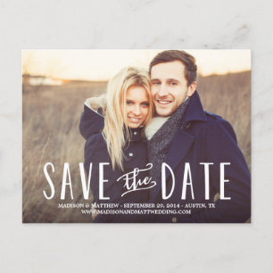 Whimsy   Save the Date Postcard