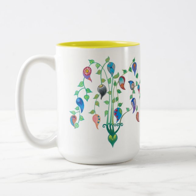Whimsy Vines Mug (Left)