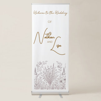 Whimsy Welcome Wedding Banner