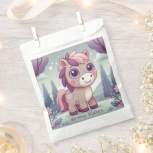 Whimsy Wishes Pink Pony Party Favour Bag