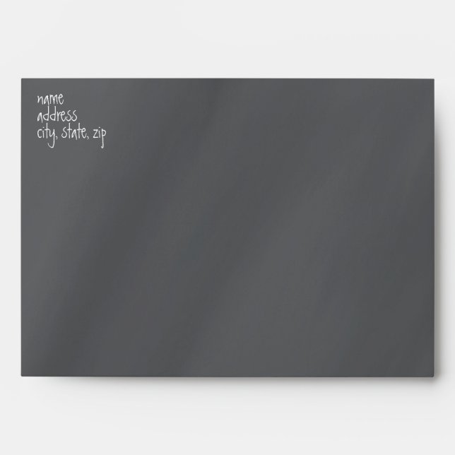 Whimsy Witch Shoes with Purple & Orange Stripes Envelope (Front)