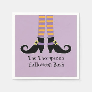 Whimsy Witch's Shoes Napkin