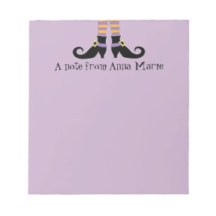 Whimsy Witch's Shoes Notepad