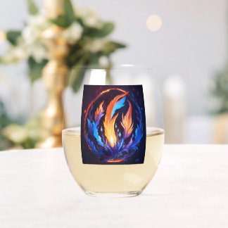 WhimsyWear: Where Dreams Meet Style Stemless Wine Glass