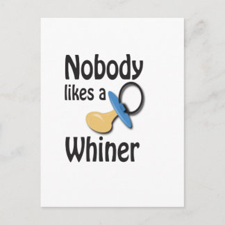whiner postcard
