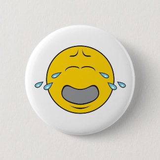 Whining Crying Face 6 Cm Round Badge