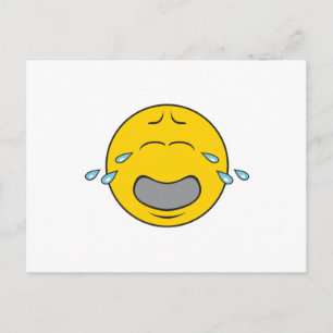 Whining Crying Face Postcard