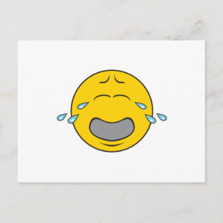 Whining Crying Face Postcard