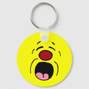 Whining Face Grumpey Key Ring