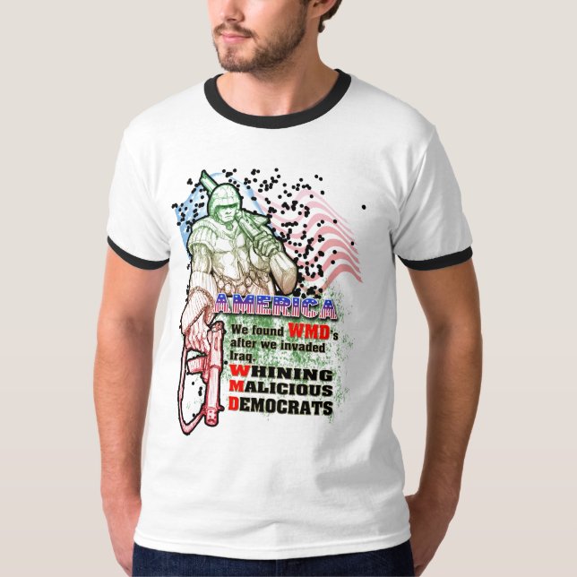Whining Malicious Democrats T-Shirt (Front)