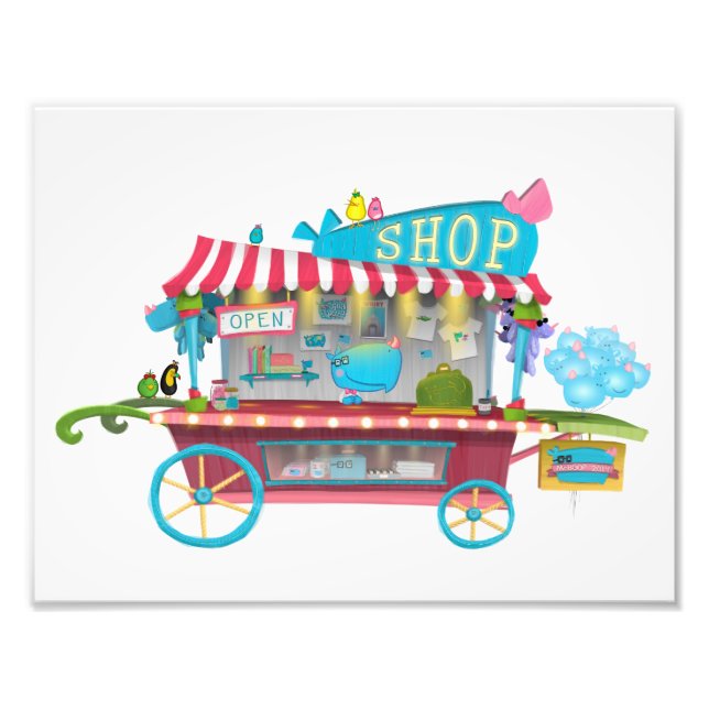 Whiny Whiny Shop Stand Photo Print (Front)