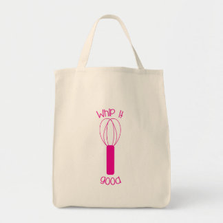 Whip It Good Tote- Magenta Tote Bag