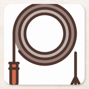 whip square paper coaster