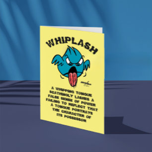 WHIPLASH Greeting Card -