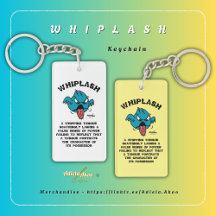 Whiplash Keychains by Poet Adiela Akoo