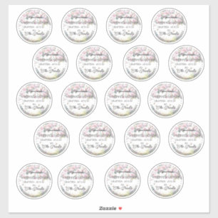 Whipped Honey Homemade Round Labels Vinyl Sticker