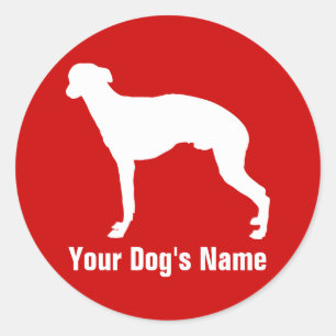 Whippet ウィペット classic round sticker