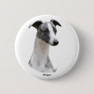 Whippet 9Y205D-231 6 Cm Round Badge