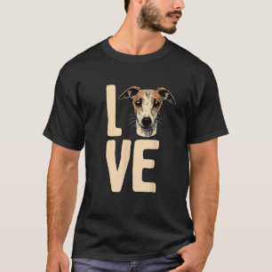Whippet Art For Men Women Kids Whippet Dog Lover W T-Shirt