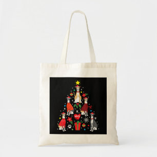 Whippet Christmas Ornament Tree Funny Dog Mum Dad Tote Bag