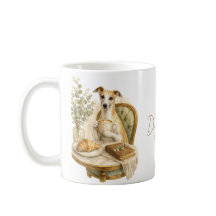 Whippet Coffee Lover Gift | Elegant Watercolor Dog