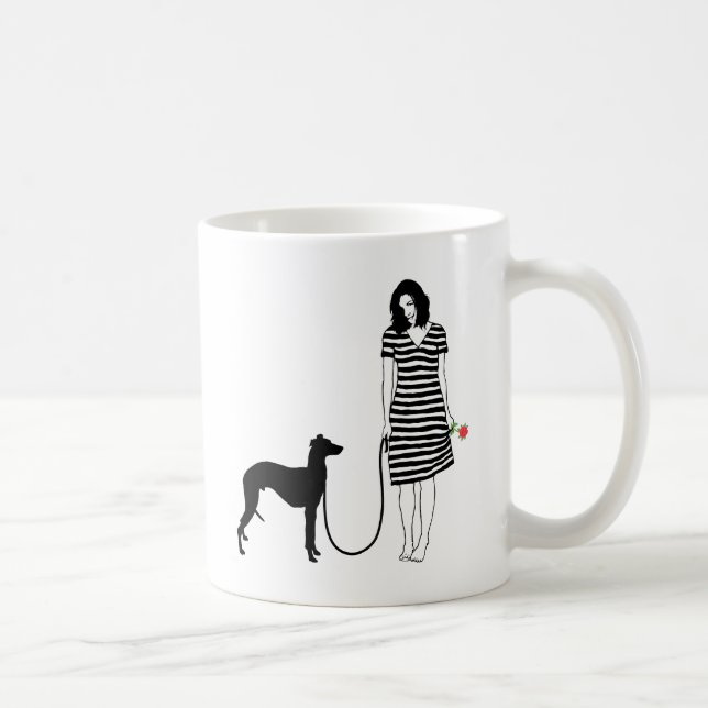 Whippet Coffee Mug (Right)
