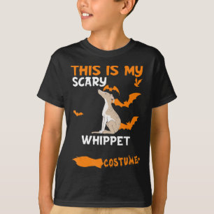 Whippet Costume Halloween Lazy Scary Dog T-Shirt