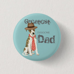 Whippet Dad 3 Cm Round Badge