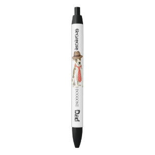 Whippet Dad Black Ink Pen