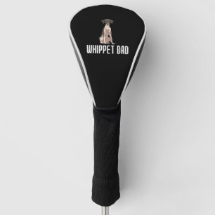 Whippet Dad Golf Head Cover