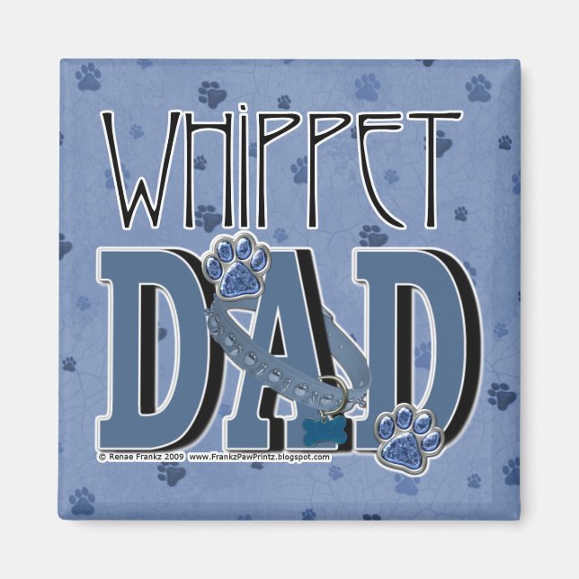Whippet DAD Magnet (Front)