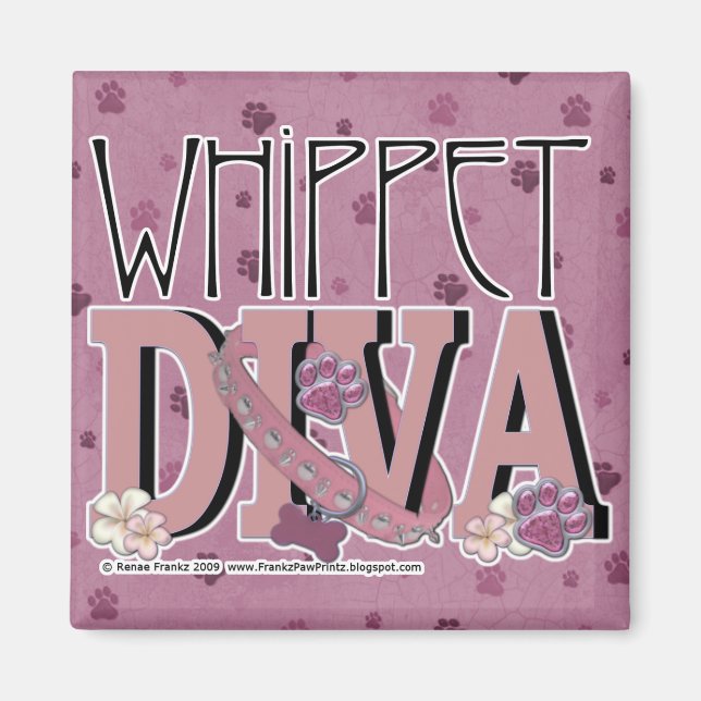 Whippet DIVA Magnet (Front)