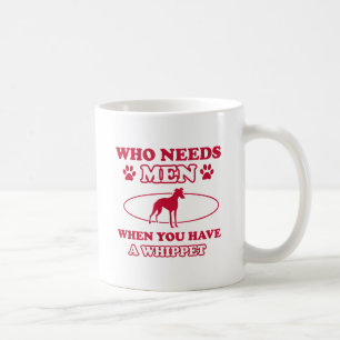 Whippet dog breed designs coffee mug
