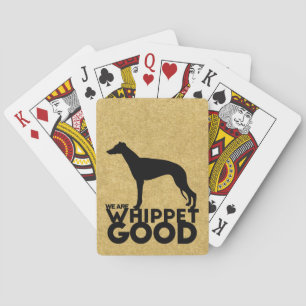 Whippet Dog Breed Playing Cards Theme