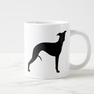 Whippet Dog Breed Silhouettes Large Coffee Mug