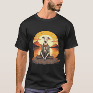 Whippet Dog Meditation Yoga Men Women Kids T-Shirt