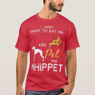 Whippet Dog Pizza Lover Owner Christmas Birthday G T-Shirt