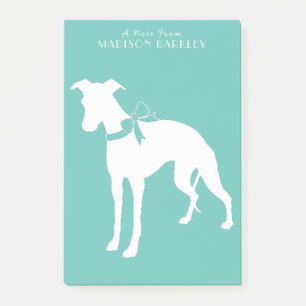 Whippet Dog Puppy Post-it Notes