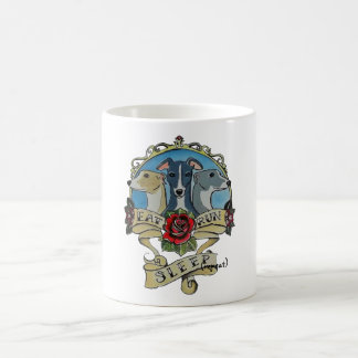 Whippet - Eat, Run, Sleep (Repeat) Coffee Mug