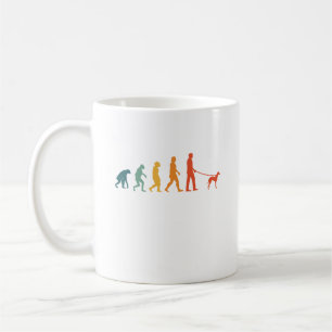 Whippet Evoluition Retro Greyhound Sighthound Coffee Mug