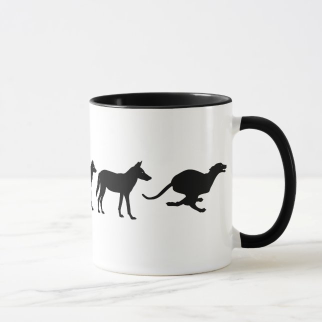 Whippet Evolution Mug (Right)