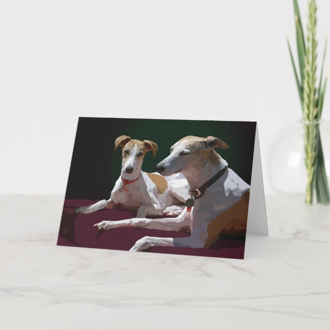 whippet friends card (Front)