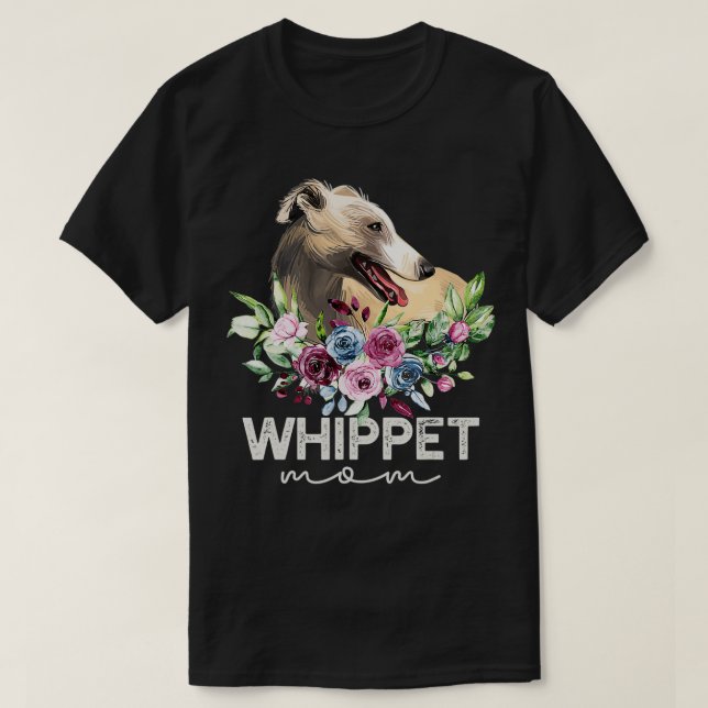 Whippet  Gifts Dog Mum  T-Shirt (Design Front)