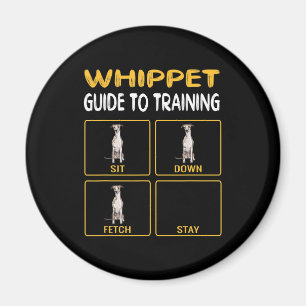 whippet guide to training dog obedience magnet