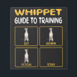 whippet guide to training dog obedience notepad<br><div class="desc">rottweiler , rottweiler merch, dog rottweilers, rottweiler gift, rottweiler funny, rottweiler lover, rottweiler dog, rottweiler quote, rottweiler mum, dogs, dog lover, newest t-shirts</div>