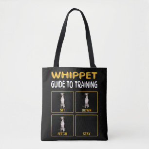 Whippet Guide To Training Dog Obedience Tote Bag