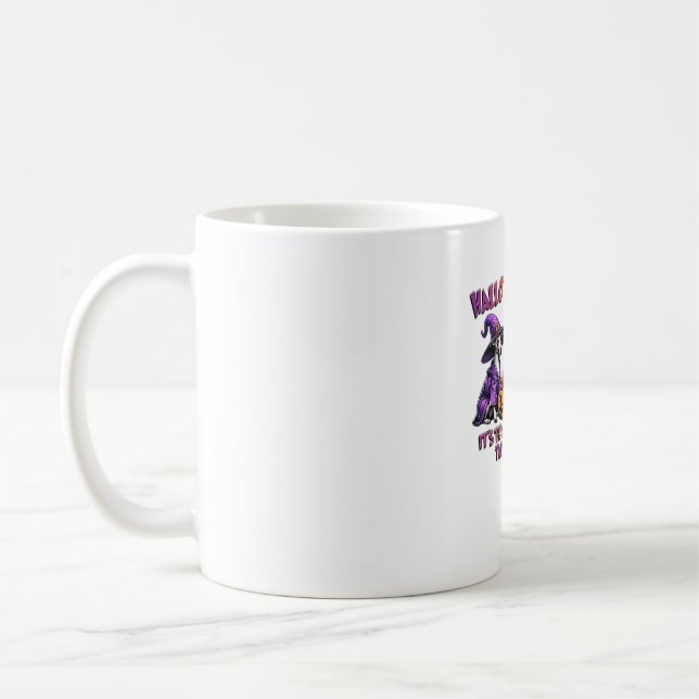 Whippet Halloween Thanksgiving Christmas Oversized Coffee Mug (Left)