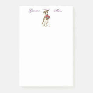 Whippet Heart Mum Post-it Notes
